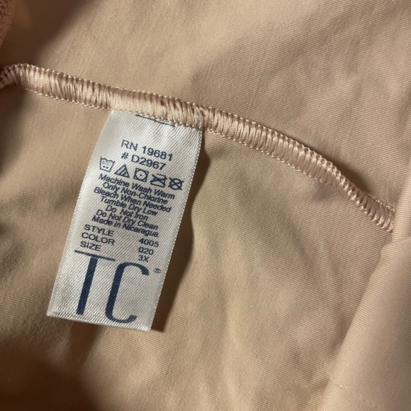 TC Fine Intimates Hi-Waist Brief, Moderate Control #4005, Size 3X New W/Tags - Picture 5 of 7